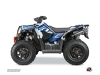 Polaris Scrambler 850-1000 XP ATV Eraser Graphic Kit Blue