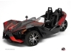 Polaris Slingshot Roadster Eraser Graphic Kit Grey Red