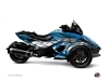 Can Am Spyder RS Roadster Eraser Graphic Kit Grey Blue