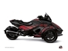 Kit Déco Hybride Eraser Can Am Spyder RS Gris Rouge