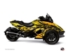 Kit Déco Hybride Eraser Can Am Spyder RT Jaune