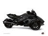 Can Am Spyder RT Limited Roadster Eraser Graphic Kit Black Grey