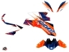 Kit Déco Moto Eraser KTM Super Duke 1290 R Bleu Orange