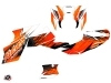 KTM Super Duke 990 R Street Bike Eraser Graphic Kit Orange Black