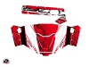 CF Moto U Force 800 UTV Eraser Graphic Kit Red White