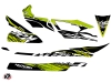 Kawasaki ULTRA 300-310 Jet-Ski Eraser Graphic Kit Green Black