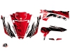 Yamaha Viking UTV Eraser Graphic Kit Red White