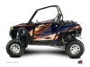 Graphic Kit Doors Standard XRW Eraser UTV Polaris RZR 570/800/900 2008-2014 Blue Orange