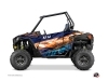 Kit Déco Portes Standard XRW Eraser SSV Polaris RZR 900S/1000/Turbo 2015-2017 Bleu Orange