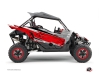 Yamaha YXZ 1000 R UTV Eraser Graphic Kit Grey Red