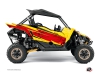 Yamaha YXZ 1000 R UTV Eraser Graphic Kit Red Yellow