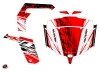 CF Moto Z Force 1000 UTV Eraser Graphic Kit Red White