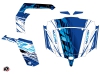 CF Moto Z Force 800 UTV Eraser Graphic Kit Blue