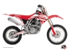 Honda 150 CRF Dirt Bike Eraser Graphic Kit White Red