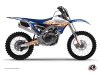 Kit Déco Moto Cross Eraser Yamaha 250 YZF Bleu Orange