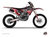 Kit Déco Moto Cross Eraser Yamaha 250 YZF Rouge Blanc