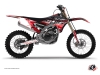 Kit Déco Moto Cross Eraser Yamaha 450 YZF Rouge Blanc