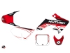Honda 50 CRF Dirt Bike Eraser Graphic Kit Red White