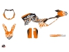 Kit Déco Moto Cross Eraser KTM 65 SX Orange Noir