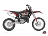 Kit Déco Moto Cross Eraser Yamaha 85 YZ Rouge Blanc