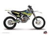 Husqvarna FC 250 Dirt Bike Eraser Graphic Kit Yellow Blue