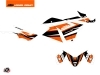 Kit Déco Moto Eskap KTM 1090 Adventure Orange Blanc
