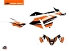 Kit Déco Moto Eskap KTM 1090 Adventure R Orange Blanc