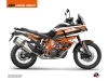 KTM 1190 Adventure R Street Bike Eskap Graphic Kit Orange White