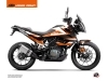 Kit Déco Moto Eskap KTM 390 Adventure Orange Blanc