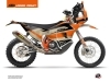 Kit Déco Motocross Eskap KTM 450 Rally Orange Sable