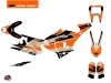 KTM 450 Rally Dirtbike Eskap Graphic Kit Orange Sand