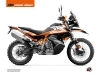 Kit Déco Moto Eskap KTM 790 Adventure R Orange Blanc
