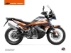 Kit Déco Moto Eskap KTM 890 Adventure Bleu Orange