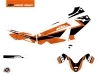 Kit Déco Moto Eskap KTM 990 Adventure Orange Blanc