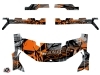 Polaris Ranger 1000 XP UTV Evil Graphic Kit Grey Orange