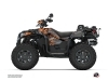 Polaris 1000 Sportsman XP S Forest ATV Evil Graphic Kit Grey Orange