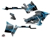 Polaris 450 Sportsman ATV Evil Graphic Kit Grey Blue