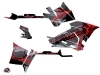 Polaris 450 Sportsman ATV Evil Graphic Kit Grey Red