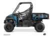 Polaris Ranger 570 FULL UTV Evil Graphic Kit Grey Blue