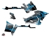 Polaris 570 Sportsman Forest ATV Evil Graphic Kit Grey Blue