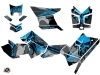 Polaris Scrambler 850-1000 XP ATV Evil Graphic Kit Grey Blue FULL