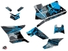 Polaris Scrambler 850-1000 XP ATV Evil Graphic Kit Grey Blue