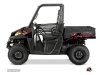 Polaris Ranger EV UTV Evil Graphic Kit Grey Red