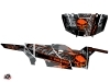 Kit Déco SSV Evil Polaris GENERAL 1000 4 portes Gris Orange