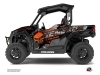 Polaris GENERAL 1000 UTV Evil Graphic Kit Grey Orange