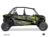 Graphic Kit Doors Origin Low Evil UTV Polaris RZR 1000 4 Seater 2015-2019 Grey Green