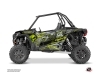 Graphic Kit Doors Origin Low Evil UTV Polaris RZR 1000 Turbo 2015-2019 Grey Green