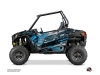 Graphic Kit Doors Origin Low Evil UTV Polaris RZR 900S 2015-2019 Grey Blue