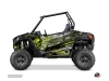 Kit Déco Portes Origine Basses Evil SSV Polaris RZR 900S 2015-2019 Gris Vert