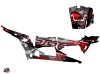 Polaris RZR 1000 4 doors UTV Evil Graphic Kit Grey Red